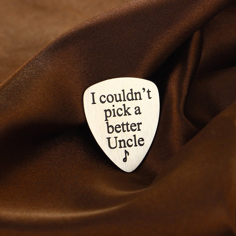 YeeQin I Couldnâ€™t Pick A Better Uncle Musical Guitar Pick Jewelry Gift for Uncle - Image 5
